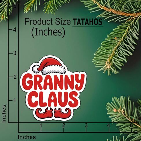 (3 قطع) ملصقات عيد الميلاد الجدة كلوز ملصقات عيد الميلاد المضحكة ملصقات عيد الميلاد الممتعة لتزيين هدايا عيد الميلاد مقاومة للماء اقتباسات للعطلات شارات الفينيل لزجاجة مياه كيندل وقبعة صلبة للهاتف المحمول 3 بوصات in Kuwait