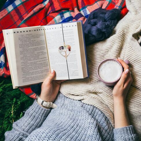 Crystal Tree Elastic Bookmark, Rose Golden Heart Shape Crystal Tree Bookmark, 7 Chakra Crystals Elastic Bookmarks for Women, Vintage Bookmarks for Birthday, Mothers Day, Thanksgiving, Valentines in Kuwait