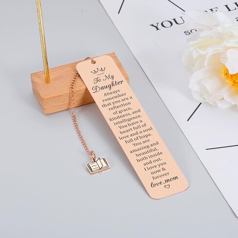 Easter Basket Essentials for Girls 16-18 Daughter Bookmarks from Mom Inspirational Gifts for Daughter Popular Gift for College Girl to My Daughter Graduation Gift Daughters Gifts on Mothers Day in Saudi Arabia