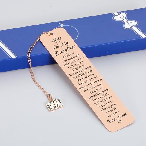 Easter Basket Essentials for Girls 16-18 Daughter Bookmarks from Mom Inspirational Gifts for Daughter Popular Gift for College Girl to My Daughter Graduation Gift Daughters Gifts on Mothers Day in Saudi Arabia