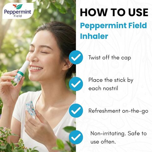Peppermint Field Nasal Inhaler Pack of 6 in Saudi Arabia