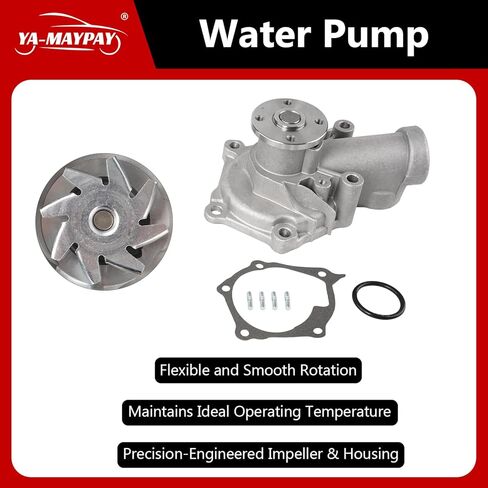 Engine Timing Belt Kit W/Water Pump Compatible with Mitsubishi Eclipse Galant Lancer Outlander 2.4L Replacement OE 1300A066 MR994968 MR984375 MD352473 MN137247 in Kuwait