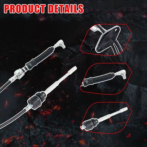 Automatic Transmission Gearshift Control Cable, Gear Shifter Cable Replacement Fit for Toyota Sienna 2004 2005 2006 2007 2008 2009 2010, Replace # 3382008020 in Kuwait