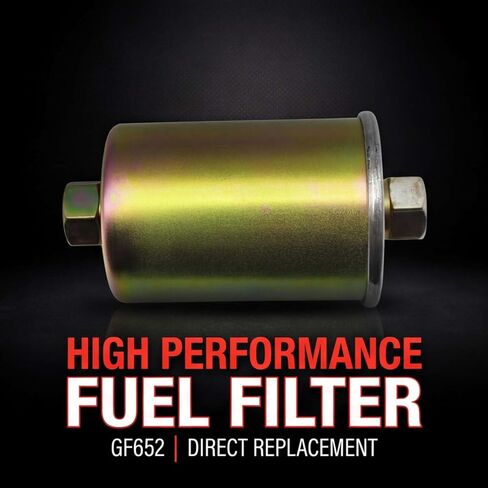 Fuel Filter GF652 Compatible with Chevy GMC Buick Cadillac C1500 C2500 C3500 Silverado Sierra Suburban Tahoe Express Avalanche Replaces GF652 GF481 FF5026 33481 G3727 in Kuwait