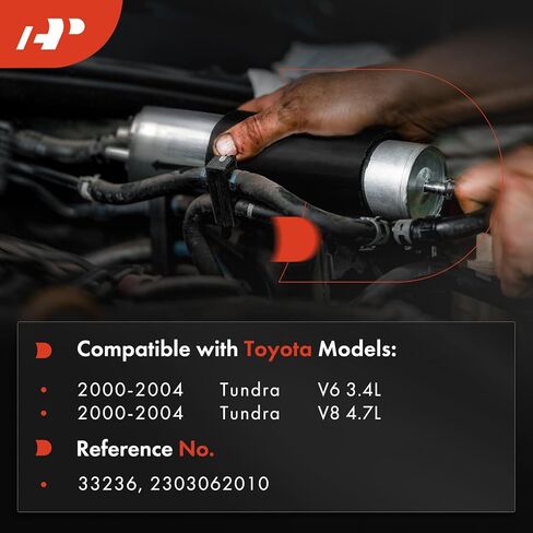 A-Premium Fuel Filter Compatible with Toyota Tundra 2000 2001 2002 2003 2004 3.4L 4.7L in Saudi Arabia