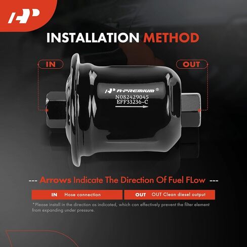 A-Premium Fuel Filter Compatible with Toyota Tundra 2000 2001 2002 2003 2004 3.4L 4.7L in Saudi Arabia
