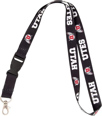 Desert Cactus University of Utah Utes Lanyard Car Keys ID Badge Holder Keychain Detachable Breakaway Snap Buckle (Lanyard C) in Saudi Arabia