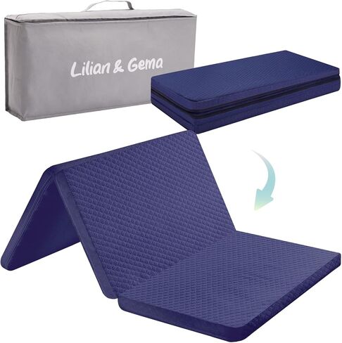Lilian&Gema Pack and Play Mattress 38"x26"x1.5", Portable Crib Mattresses | Pack N Play Mattresses Pad for Play Pen and Playard, Premium Foam Mattress Topper with Washable Cover & Traveling Bag in Saudi Arabia