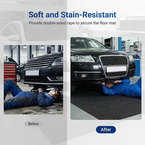 سجادة أرضية المرآب من FLEXIMOUNTS مقاس 6 × 5 بوصات، أرضية المرآب المقاومة للماء للسيارات وسيارات الدفع الرباعي، ماصة، مقاومة للانزلاق، نسيج سجاد سريع الجفاف in Kuwait