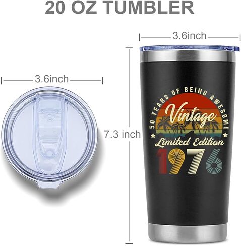50th Birthday Gifts for Him, 50 Year Old Gifts for Men,50th Birthday Gifts for Men,Mens 50th Birthday Gift Ideas,Cool Gifts for 50 Year Old Man,Dad,Friend,Husband-20 Oz Tumbler in Kuwait