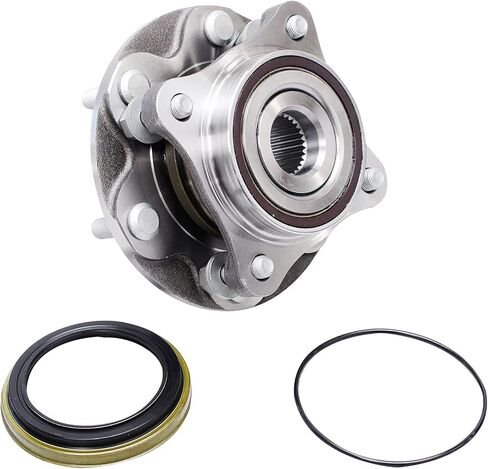 Detroit Axle - 4pc Front Wheel Bearing Hubs Kit for 2003-2021 Toyota 4Runner 2007-2014 FJ Cruiser 2003-2009 Lexus GX470 2 Wheel Bearing Hubs Assembly 2 Stabilizer Sway Bar End Links 2008 Replacement in Saudi Arabia