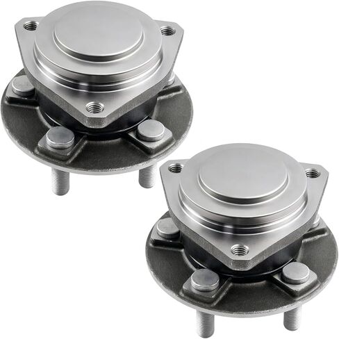 513325 2Pcs Front Wheel Bearing and Hub Assembly Fit for Chrysler 300 2012 2013 2014 2015 2016 2017 2018 2019, Dodge Charger 2012-2019, Challenger 2012-2019 Wheel Hub Assembly 5 Lug Non-ABS in Kuwait