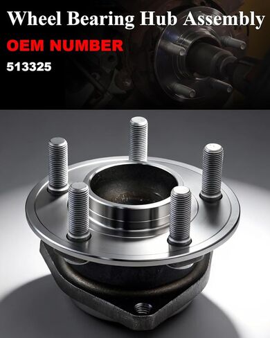 513325 2Pcs Front Wheel Bearing and Hub Assembly Fit for Chrysler 300 2012 2013 2014 2015 2016 2017 2018 2019, Dodge Charger 2012-2019, Challenger 2012-2019 Wheel Hub Assembly 5 Lug Non-ABS in Kuwait