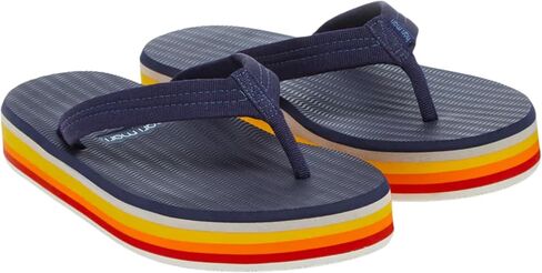 Hari Mari- Dunes Sunset- Women's Retro Inspired Platform Boat-Safe Flip Flops- No Break Ins, Firm Arch Support, Antimicrobial, and Floats in Water in Saudi Arabia