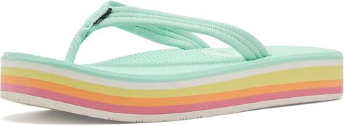 Hari Mari- Dunes Sunset- Women's Retro Inspired Platform Boat-Safe Flip Flops- No Break Ins, Firm Arch Support, Antimicrobial, and Floats in Water in Saudi Arabia