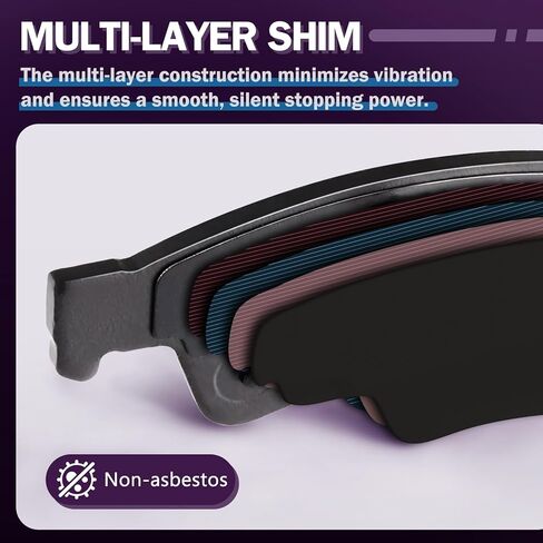 12.64" (321mm) Front Brakes Rotors and Ceramic Brake Pads Kit for GMC Terrain, for Buick Allure LaCrosse Regal, Chevy Impala Equinox Malibu Limited, Saab 9-5 Replacement Vented 55174 1421 in Kuwait