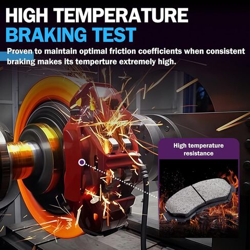 12.64" (321mm) Front Brakes Rotors and Ceramic Brake Pads Kit for GMC Terrain, for Buick Allure LaCrosse Regal, Chevy Impala Equinox Malibu Limited, Saab 9-5 Replacement Vented 55174 1421 in Kuwait