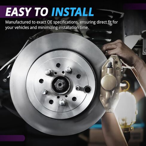 12.64" (321mm) Front Brakes Rotors and Ceramic Brake Pads Kit for GMC Terrain, for Buick Allure LaCrosse Regal, Chevy Impala Equinox Malibu Limited, Saab 9-5 Replacement Vented 55174 1421 in Kuwait