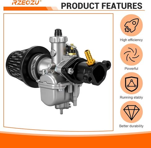 Predator 212 Stage 1 Kit VM22 Carburetor Replacement for 212cc 224cc 196cc GX160 6.5HP Engine Coleman CT200U CT200U-EX BT200X KT196 Baja Warrior MB165 MB200 Mini Bike Go Kart Cart Parts in Kuwait