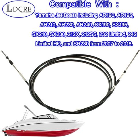 Reverse Shift Cable F2A-U149C-00-00 for Yamaha Jet Boats 2007-2018 | Fits AR190 AR195 AR210 AR230 AR240 SX190 SX195 SX210 SX230 212X 212SS | Jet Boat Replacement Control Cable in Saudi Arabia