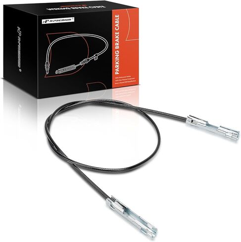 A-Premium Intermediate Side Parking Brake Cable Assembly Compatible with Chevrolet, GMC Models: Express 3500 2003-2008/2012/2014-2020, Savana 3500 2003-2008/2012/2014-2020 - Replace# 25745119 in Saudi Arabia