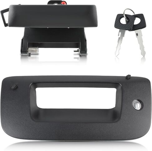 22755305 Tailgate Handle Latch and Bezel with Keys Compatible with Chevy Silverado 1500 2500HD 3500HD 2007-2013 with GMC Sierra 1500 2500HD 3500HD Tailgate Handle and Bezel Assembly in Saudi Arabia
