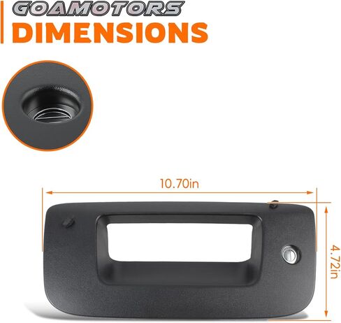 22755305 Tailgate Handle Latch and Bezel with Keys Compatible with Chevy Silverado 1500 2500HD 3500HD 2007-2013 with GMC Sierra 1500 2500HD 3500HD Tailgate Handle and Bezel Assembly in Saudi Arabia