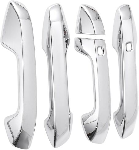 غطاء مقبض الباب الخارجي الكسوة لكيا فورتي 2019-2023 لكيا K3 سيراتو 2019-2024 غطاء مقبض الباب فضي اللون ABS 1 Set in Kuwait