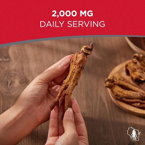 Red Panax Ginseng Root - 4 oz Pack of Korean Panax Ginseng Root - Authentic Panax Ginseng - Non-GMO, Gluten Free Ginseng Root - Ideal for Use in Soup, Tea in Kuwait
