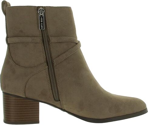 Anne Klein Womens Moore Faux Leather Ankle Boots Taupe 10 Medium (B,M) in Kuwait