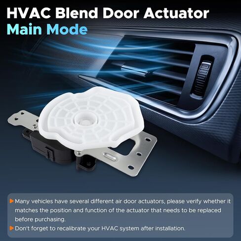 HVAC Heater Blend Door Actuator Compatible with Honda CRV 2007 2008 2009 2010 2011, Civic 2006-11 Main Mode, Replaces 79140-SWA-A01 604-373 79140-SNA-A01 604-879 in Kuwait