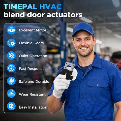 HVAC Heater Blend Door Actuator Compatible with Honda CRV 2007 2008 2009 2010 2011, Civic 2006-11 Main Mode, Replaces 79140-SWA-A01 604-373 79140-SNA-A01 604-879 in Kuwait