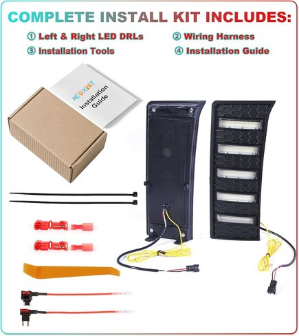 Fog Lights for Toyota Tundra 2022-2025 2026 Accessories 3rd Gen LED Front Grill Daytime Running Light Amber Turn Signals (OE Style) in Kuwait