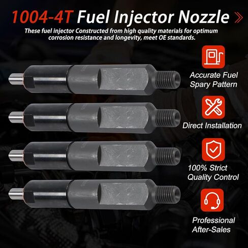 4pcs 2645A025 17106200 171/06200 Fuel Injector for Perkins 1004-4T Engine JCB 3CX 4CX 214E 215E 416 425 420 430 1550B 411B Massey Ferguson 4243 4245 Tractor Loader in Saudi Arabia