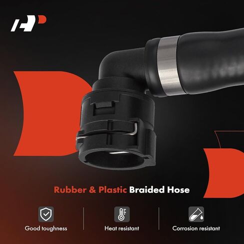 A-Premium Outlet HVAC Heater Hose Pipe Line Assembly with Clamps and Coolant Hose Heat Shield Compatible with Ford F-150 F150 2015 2016 2017 3.5L in Saudi Arabia