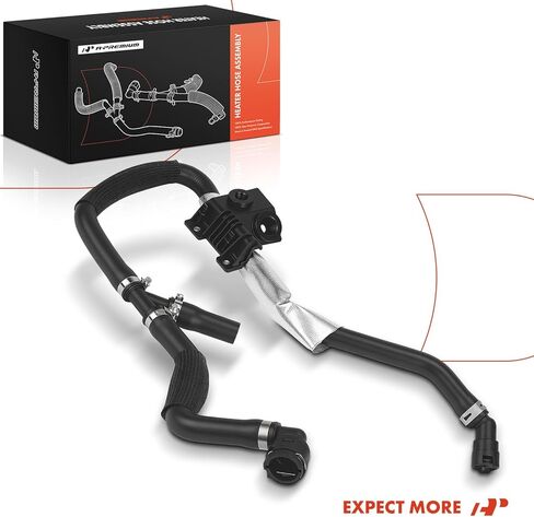 A-Premium Outlet HVAC Heater Hose Pipe Line Assembly with Clamps and Coolant Hose Heat Shield Compatible with Ford F-150 F150 2015 2016 2017 3.5L in Saudi Arabia