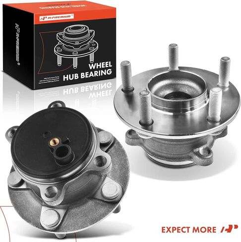 A-Premium 2 x Rear Wheel Bearing and Hub Assembly with 5-Lug Compatible with Mazda 3 2014-2018, 3 Sport 2014-2018 in Saudi Arabia