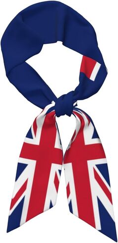 Women'S Fashion Scarf Vintage Britain British Flag Hair Satin Scarf Bandanas Headscarf Wrap Breathable Lightweight Neck Scarves For Handbag Accessories in Kuwait