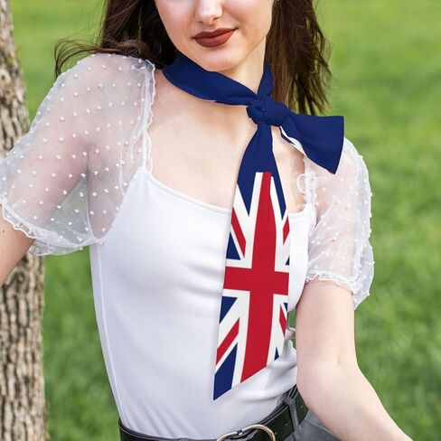 Women'S Fashion Scarf Vintage Britain British Flag Hair Satin Scarf Bandanas Headscarf Wrap Breathable Lightweight Neck Scarves For Handbag Accessories in Kuwait