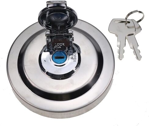 Fuel Cap W/Key 105492A KHH0140 Compatible with Case 9010B 9020 9050 CX130D CX160C CX210C CX80 CX800 For JCB JS130 in Kuwait