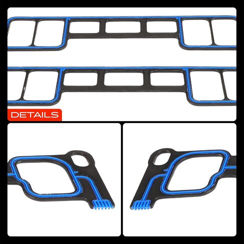 A-Premium Lower Engine Intake Manifold Gasket Set Compatible with Chevrolet Tahoe, C1500 C2500 C3500 Suburban, Express 1500 2500 3500, K1500, K2500 & GMC & Cadillac & Isuzu & Workhorse & AM General in Saudi Arabia