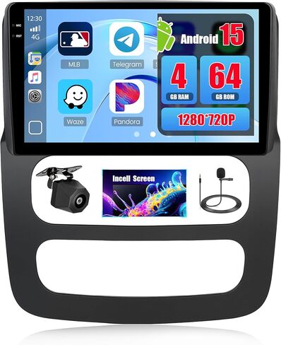 8 Core Car Radio Stereo لـ Dodge RAM 1500/2500/3500 2002 2003 2004 2005 (LHD) مع شاشة تعمل باللمس اللاسلكية 2+64G 9 بوصة لذاكرة RAM 1500 2500 3500 DASH مع 32EQ 59UI in Kuwait