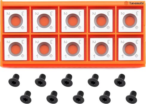 15 مم مع 4 بوصات قواطع من الكربيد نصف القطر (15x15x2.5mm-R100 مع براغي) تناسب أدوات تقطيع الخشب الحلزونية/الحلزونية. in Kuwait