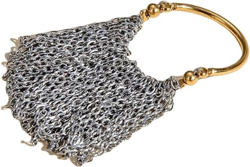 Adjustable Size Rings Delicate Gold and Silver Color Chain Fringe Rings Stainless Steel Jewelry for Fashionable Women in Kuwait