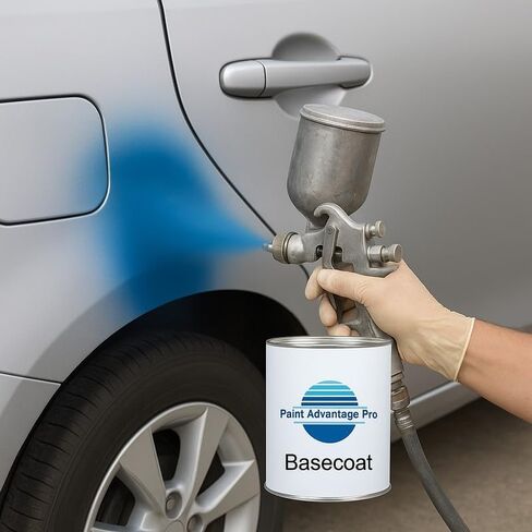 Paint For Tornado Technologies N0007EA Western Star White Quart Combo Kit (Includes Basecoat and Clearcoat) in Kuwait