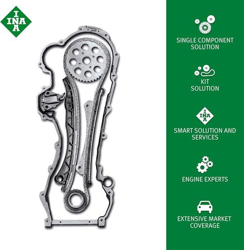 Schaeffler INA ZG-9-5177 Chain Drive Single, Compatible with Nissan 240SX 89-90, Axxess 90, D21 90-94, Pickup 95-97, Stanza 90-92 in Kuwait