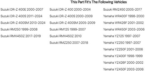دليل السلسلة الخلفية أسود لسوزوكي RMZ250 2007-2018 in Saudi Arabia
