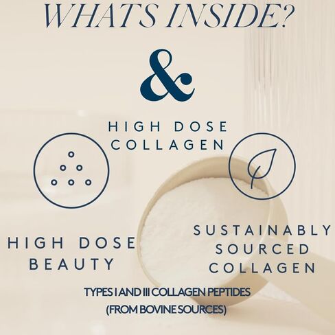 DOSE & CO. Pure Collagen Peptides for Hair, Skin & Nails, Unflavored - 10oz Powder Supplement in Kuwait