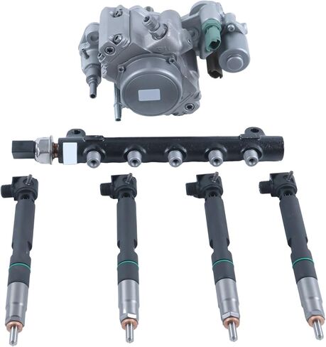 Solarhome D24 Fuel Kit,Fuel pump, Injectors & Common Rail 7516848 7516849 7516847 400903-00074D Compatible With Bobcat Doosan S540 S510 S530 S550 T450 T550 T590 E32 E35 E42 E45 in Saudi Arabia