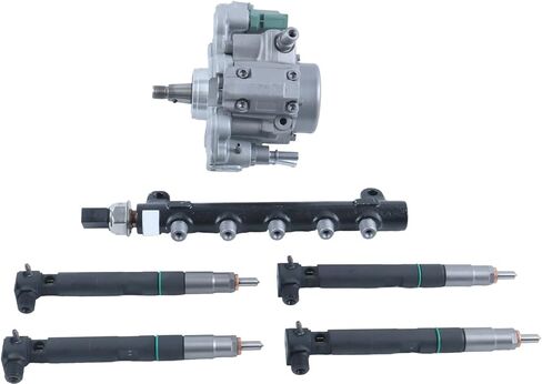 Solarhome D24 Fuel Kit,Fuel pump, Injectors & Common Rail 7516848 7516849 7516847 400903-00074D Compatible With Bobcat Doosan S540 S510 S530 S550 T450 T550 T590 E32 E35 E42 E45 in Saudi Arabia